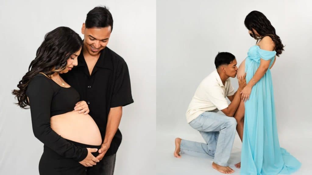 Alfredo Larín y Yudith Vargas sorprenden con sesión de fotos previa a recibir a su bebé