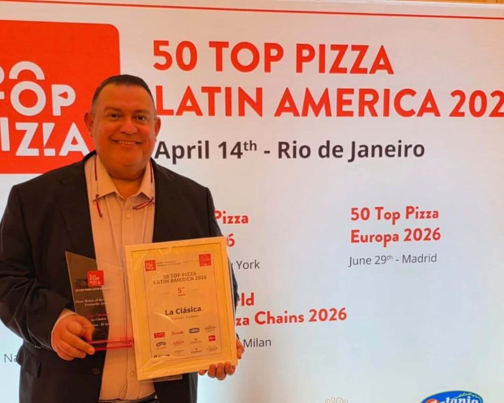 Salvadoreño triunfa como “Pizzero del Año 2026” y su pizzería alcanza Top 5 en Latinoamérica