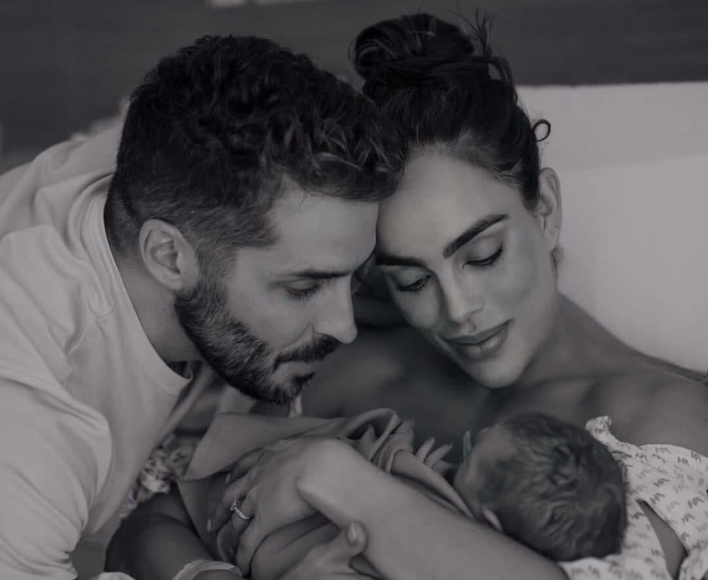 Sara Corrales le da la bienvenida a su bebé Mila con tiernas fotografías