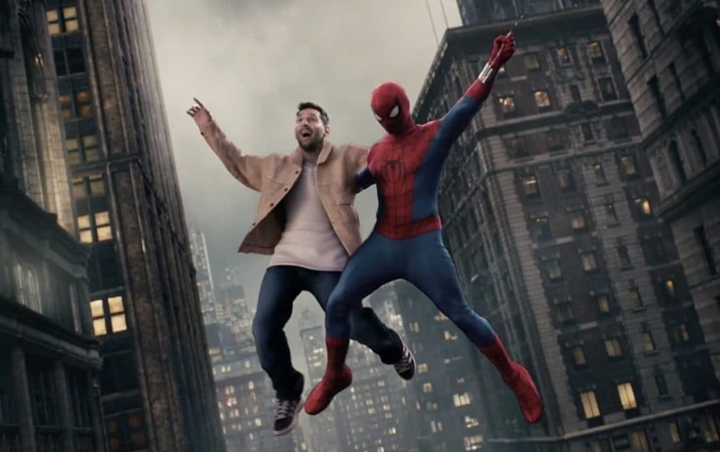 Messi se une al universo de Spider-Man en un corto promocional de la nueva película