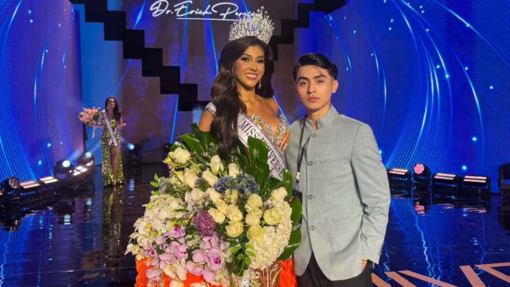Él es Ronie Matías, el joven diseñador que hizo brillar a la nueva Miss Universo El Salvador