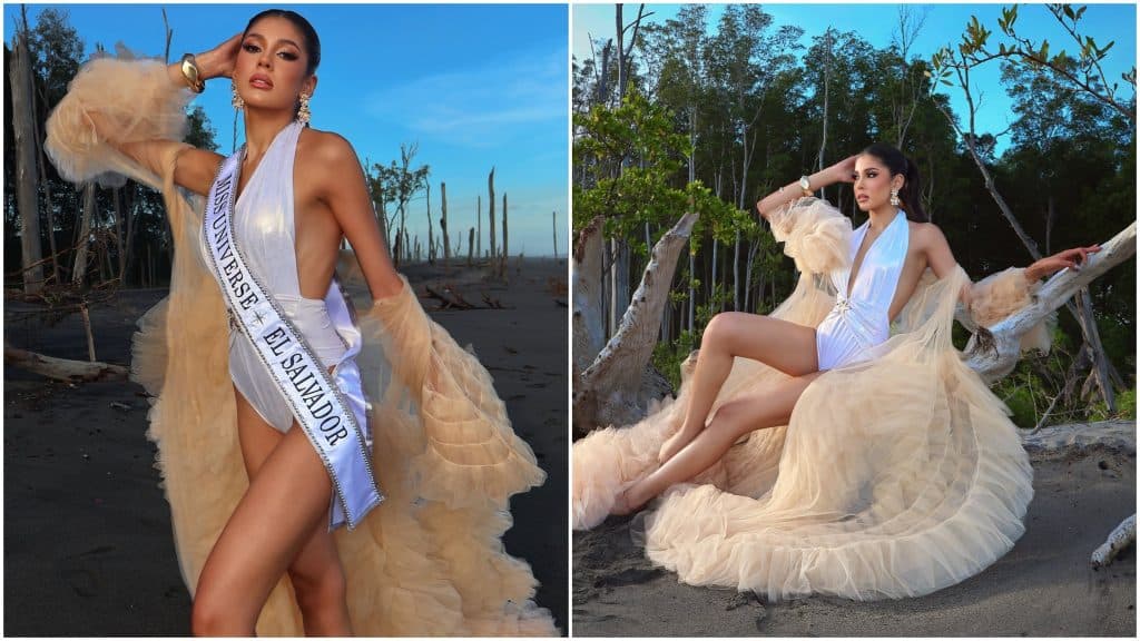 La primera sesión fotográfica de la nueva Miss Universe El Salvador 2026