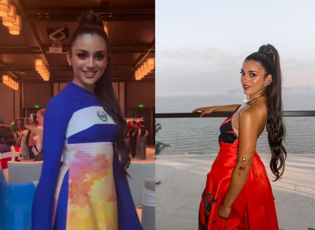 Así representa Adriana Rivas a El Salvador en Miss World