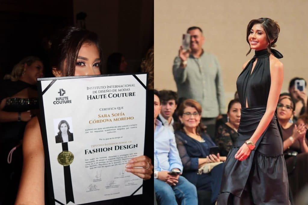 Sofía Córdova alcanza logro académico en diseño de modas