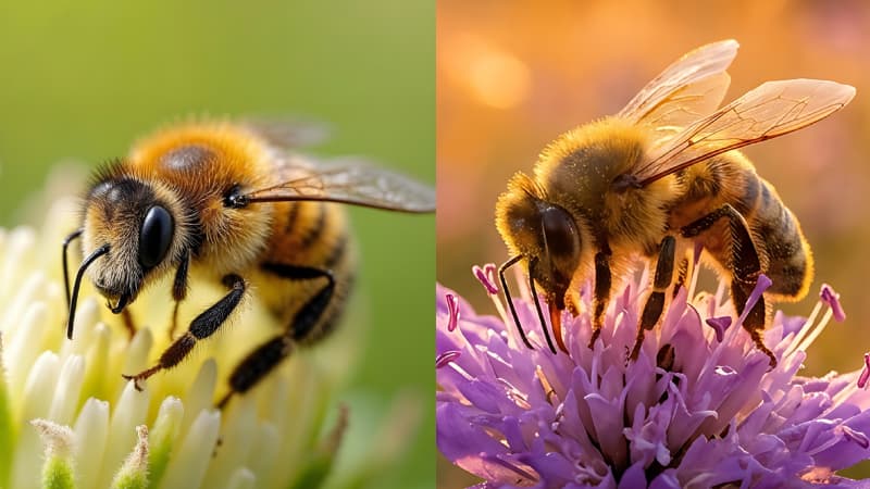 Abejas meliponas y melíferas: ¿qué tienen en común y qué las diferencia?