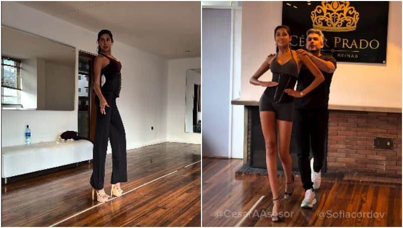 Sofía Córdova afina últimos detalles de su pasarela antes de salir rumbo a Miss Universo