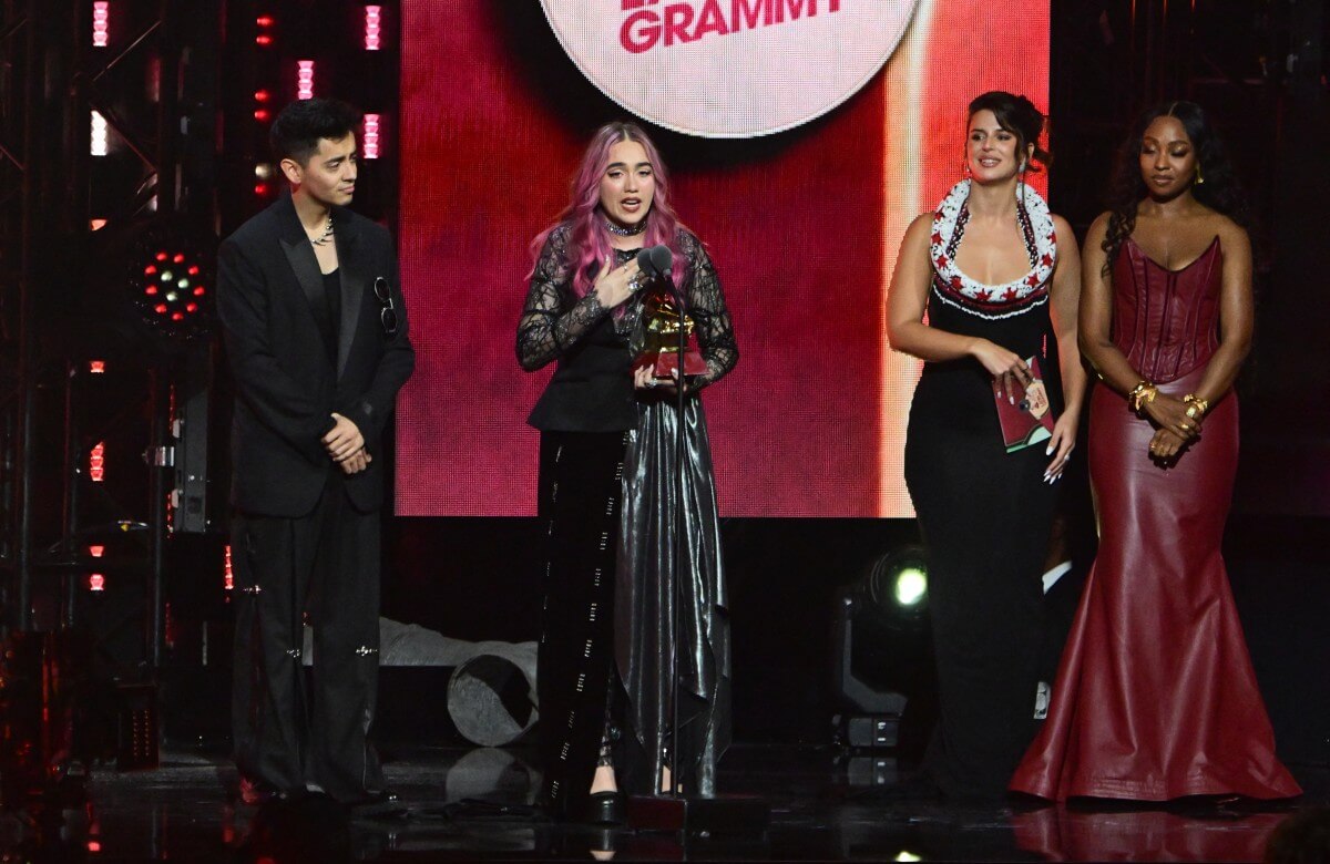 Ela Taubert, ganadora de Latin Grammy a mejor artista nuevo.