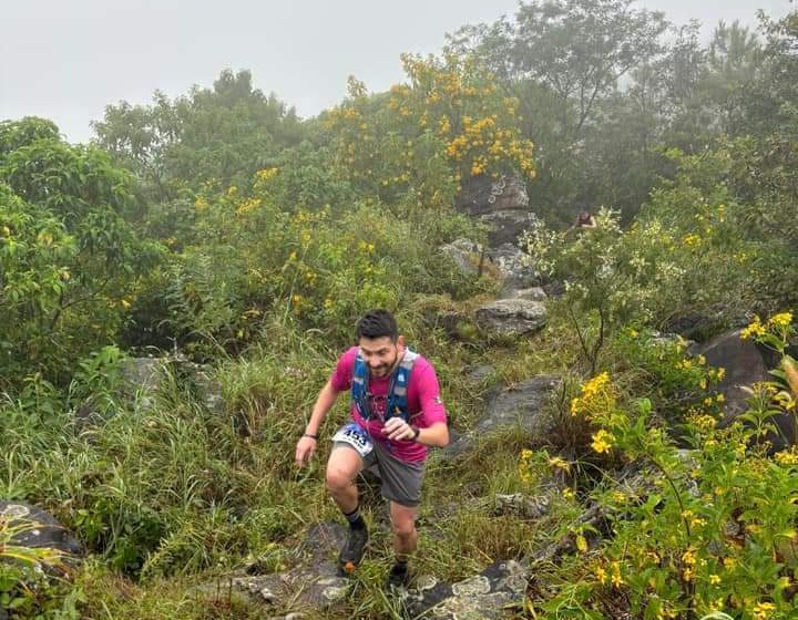 Mario Pérez es apasionado del trail running.