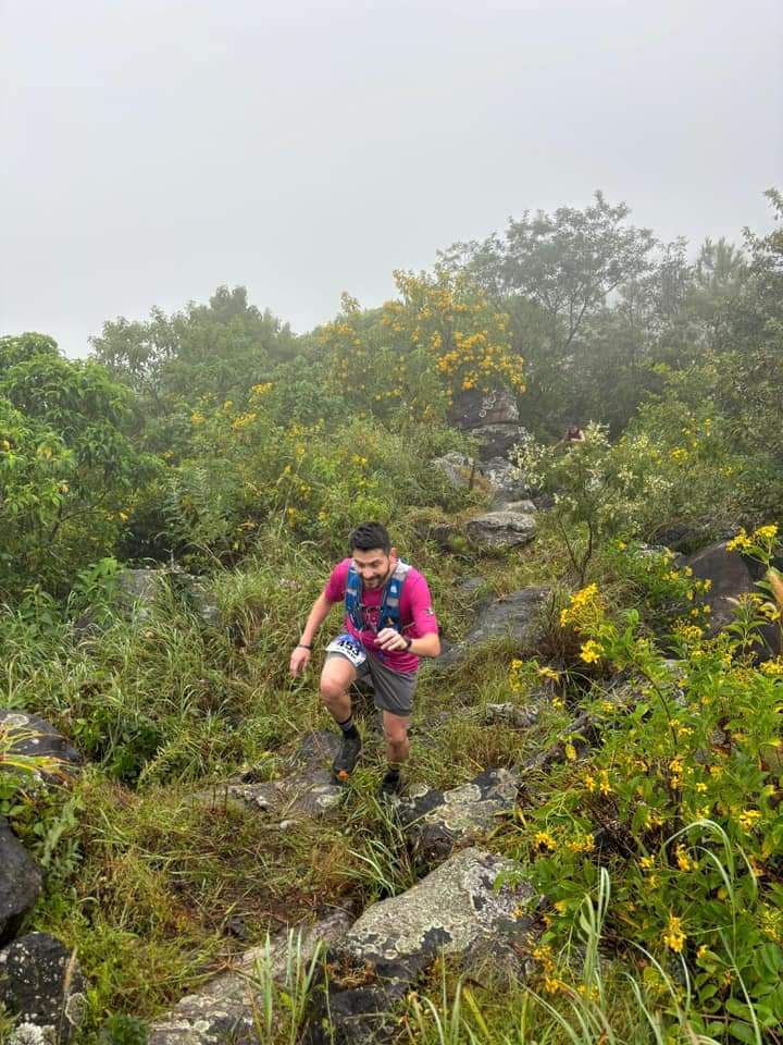 Mario Pérez es apasionado del trail running.