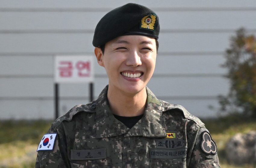  Integrante de BTS, J-Hope finaliza servicio militar