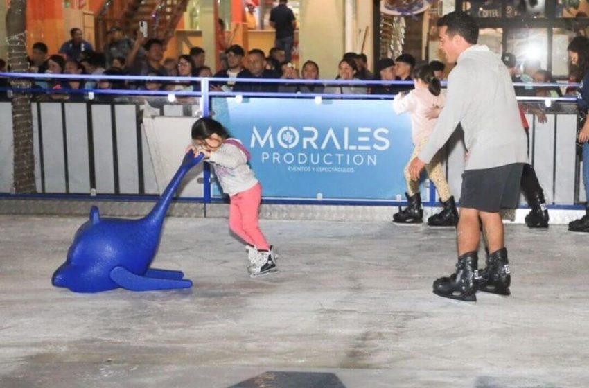  ¡La espera terminó! Hoy inauguran la pista de hielo en el Centro Histórico