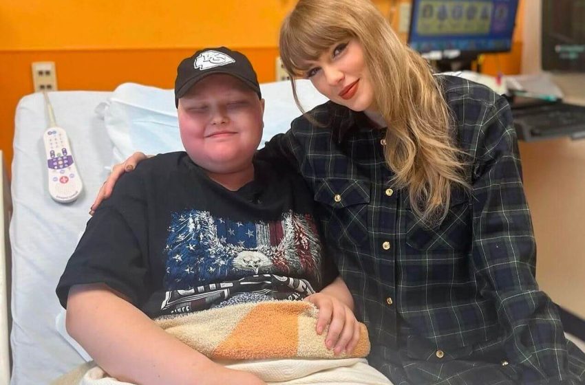  Taylor Swift visitó hospital infantil en Kansas City