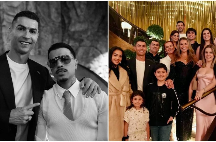  Cristiano Ronaldo festeja a lo grande su cumpleaños con música de Rauw Alejandro