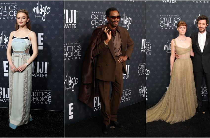  Deslumbran las primeras estrellas por la alfombra roja de los Critics Choice Awards