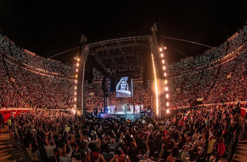  Yuridia hace historia con sold out en Plaza de Toros “La México”