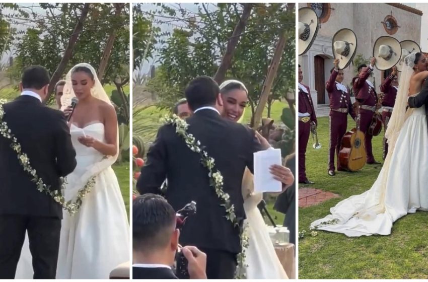  ¡Así fue la boda al estilo mexicano de Ale Capetillo y Nader Shoueiry que todos comentan!