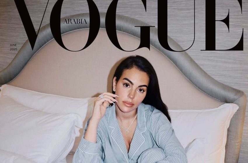  Georgina Rodríguez brilla en la portada de Vogue Arabia entrevistada por Cristiano Ronaldo