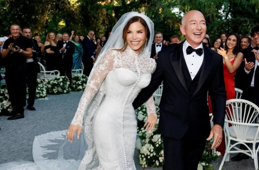  Jeff Bezos y Lauren Sánchez se dan el «sí quiero» en Venecia