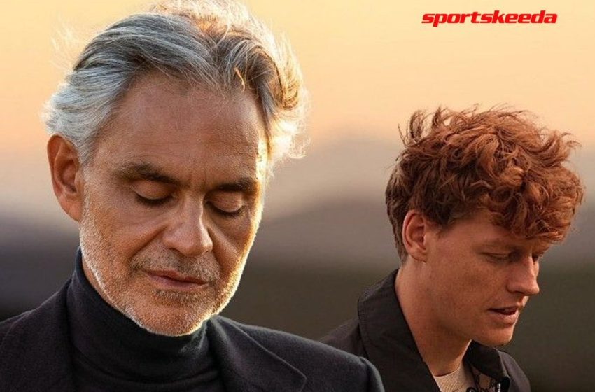  Jannik Sinner conforma dueto de canto lírico con Andrea Bocelli