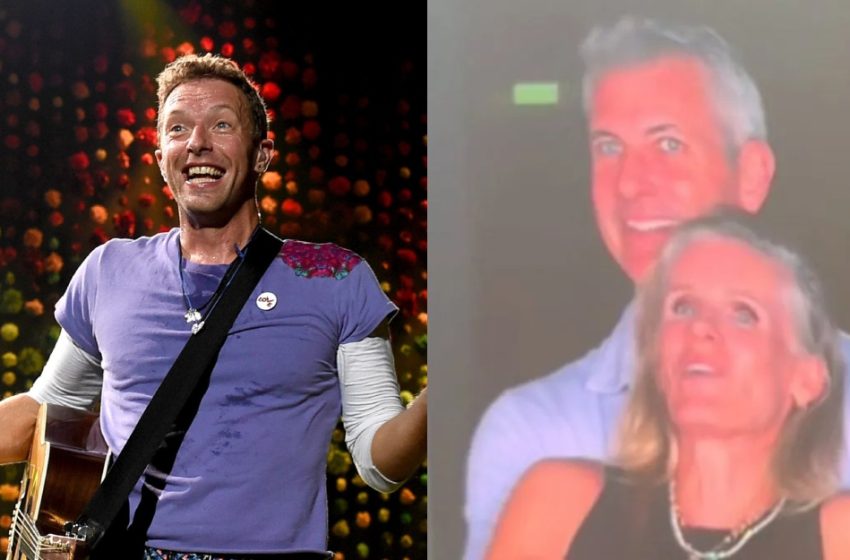  Exponen infidelidad en pleno concierto de Coldplay…Chris Martin los descubrió