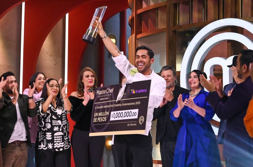  El influencer Dani Valle se convierte en el ganador de MasterChef Celebrity México 2025