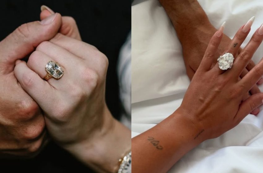  Los anillos de compromiso extragrandes: la nueva obsesión de las celebridades