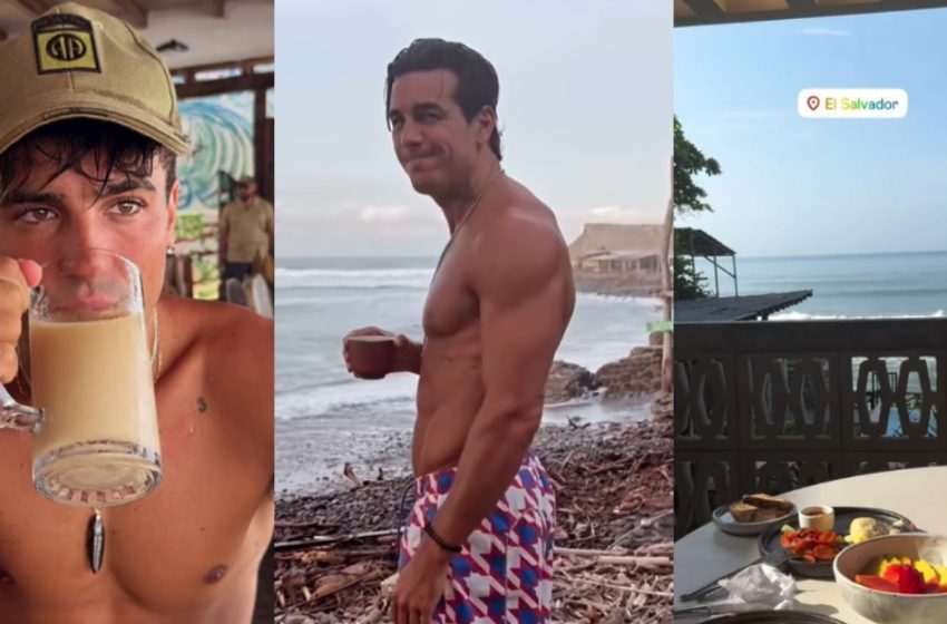  Mario Casas disfruta del paraíso salvadoreño en compañía de su familia