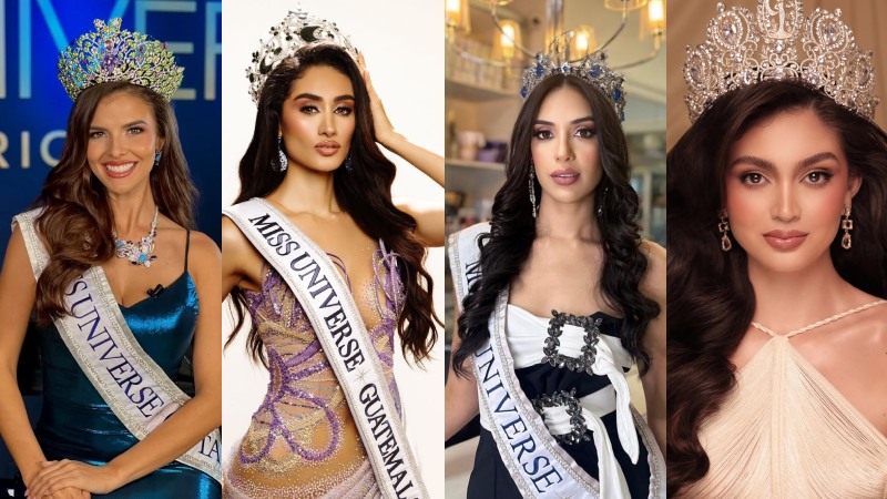 Ellas son las cuatro centroamericanas rumbo a Miss Universo 2025