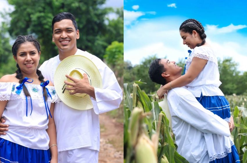  Alfredo Larín y Yudith Vargas celebran la independencia con romántica sesión de fotos