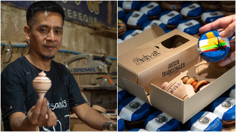 Julio Juárez, el artesano de juguetes tradicionales en Cojutepeque