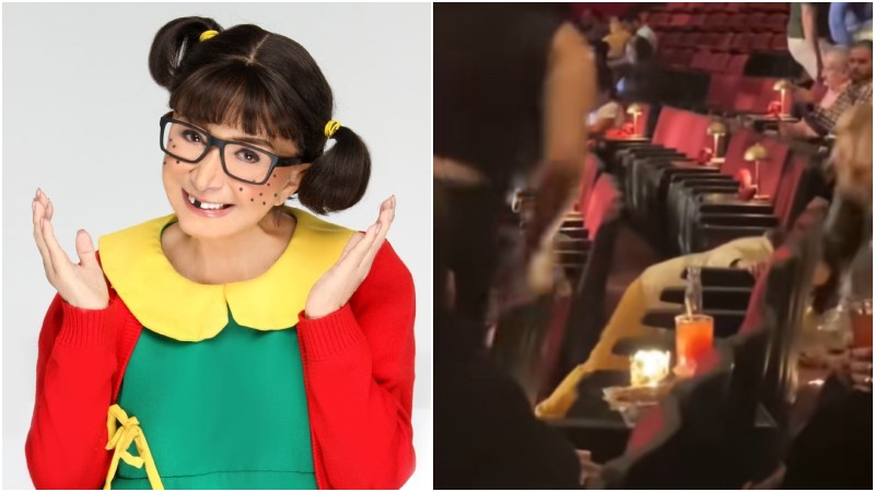 VIDEO: Captan aparatosa caída de María Antonieta de las Nieves, "La Chilindrina"
