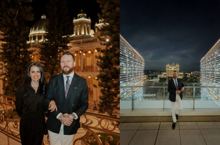  Daniel Habif recorre el Centro Histórico y se inspira con la energía de San Salvador