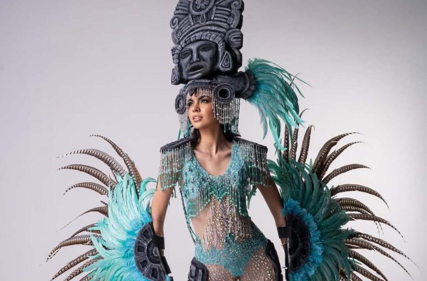  Lucianne Herrera deslumbra en competencia de traje nacional en Miss Grand International