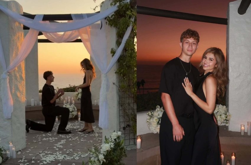  El futbolista salvadoreño Nathan Ordaz se compromete con su novia