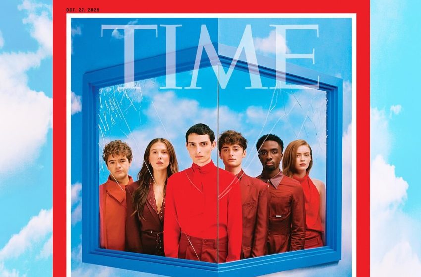  Stranger Things conquista la portada de la revista Time a un mes de lanzar su última temporada