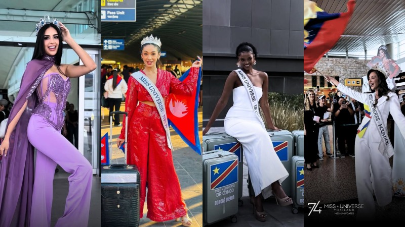 Candidatas de diversos países ya comenzaron a viajar rumbo a Miss Universo 2025