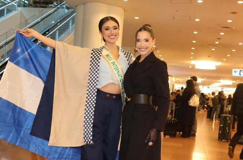  Alva Echegoyen llega a Tokio y comparte un encuentro con Miss International 2023