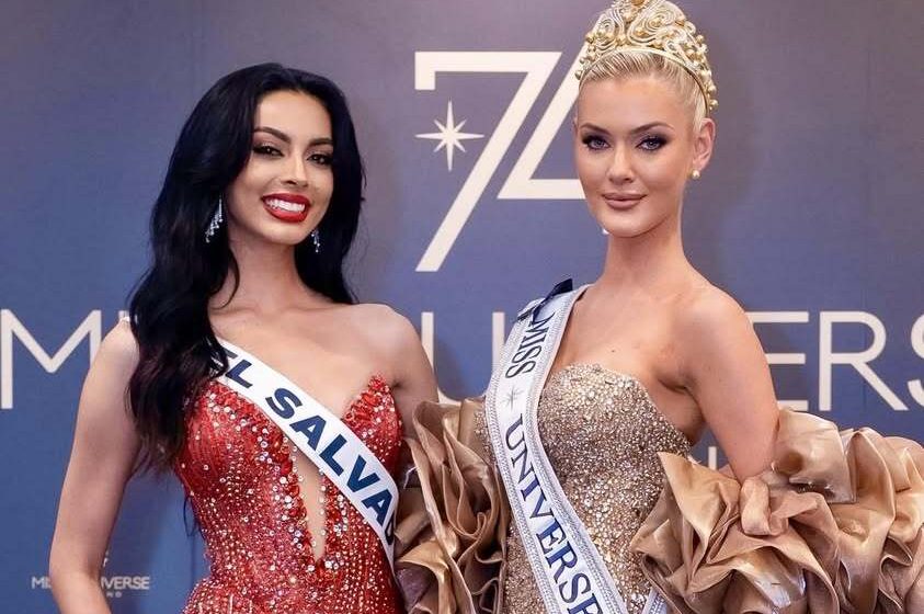  Así lució Giulia Zanoni en la imposición de bandas de Miss Universo