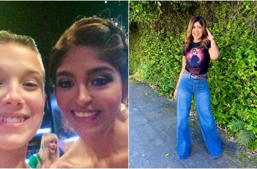  Así fue el encuentro de una salvadoreña con Millie Bobby Brown, la estrella de Stranger Things