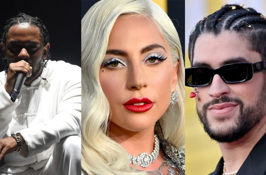  Nominados a los Grammys: Kendrick Lamar, Lady Gaga y Bad Bunny lideran la lista