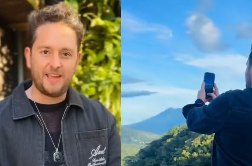  Maite Perroni y Christopher Uckermann disfrutan la Ruta Panorámica durante su visita a El Salvador