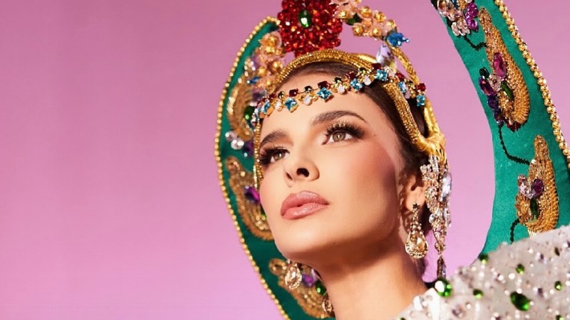 Miss Costa Rica revela su traje nacional para Miss Universo 2025