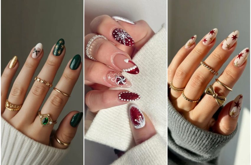  Uñas navideñas: la tendencia que conquista los salones esta temporada