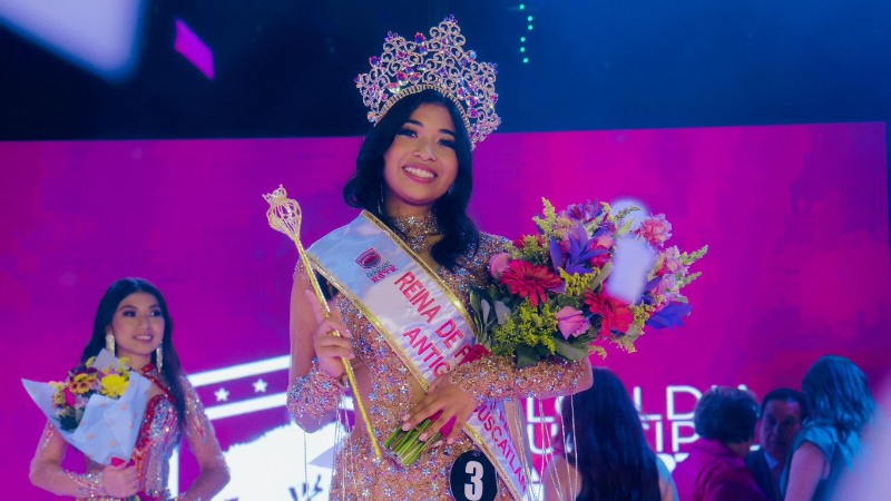 Antiguo Cuscatlán corona a la soberana de sus fiestas patronales 2025