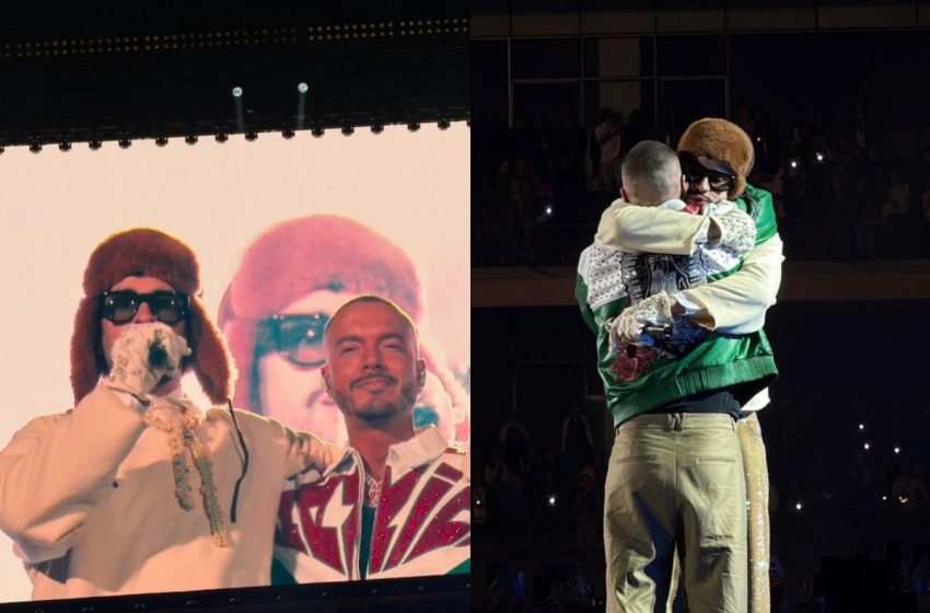  Bad Bunny y J Balvin sellan su reconciliación en vivo en un concierto en México