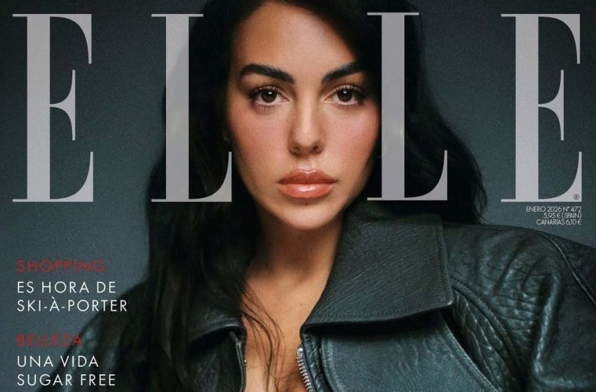  Georgina Rodríguez marca tendencia al conquistar las portadas de Elle en 2026