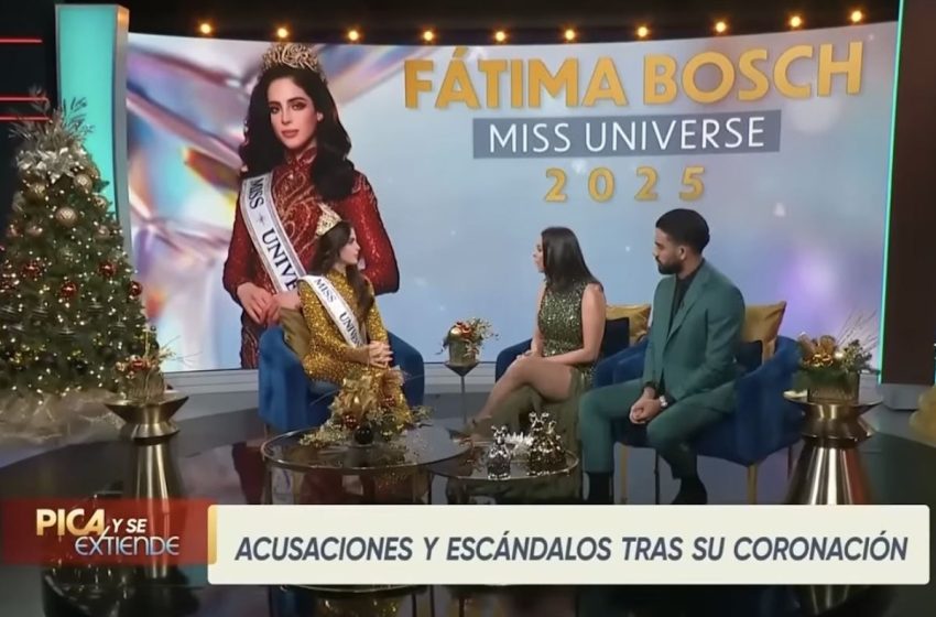  Fátima Bosch abandona entrevista en Telemundo tras preguntas sobre la polémica de Miss Universo