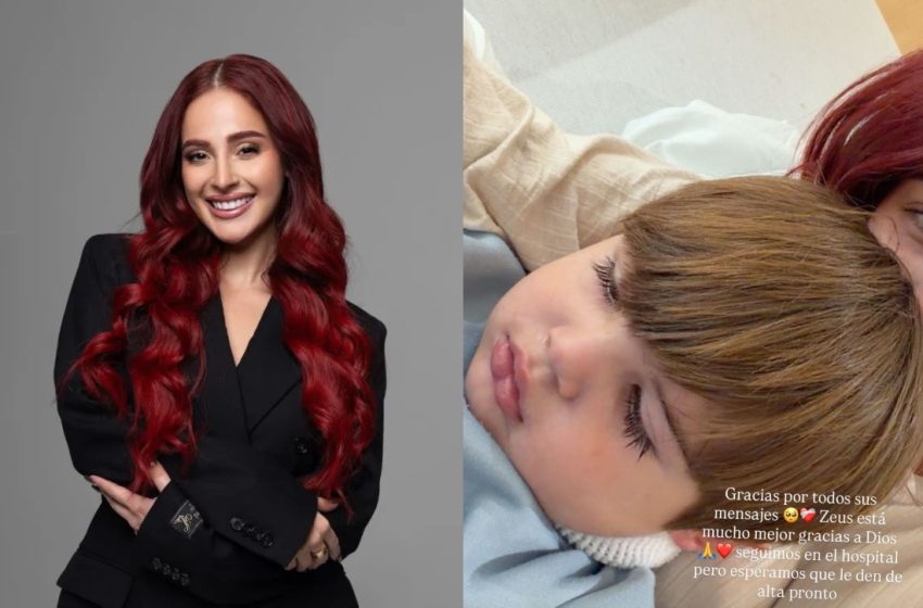  Nicolle Figueroa enfrenta un duro capítulo en su vida: su hijo Zeus fue sometido a cirugía