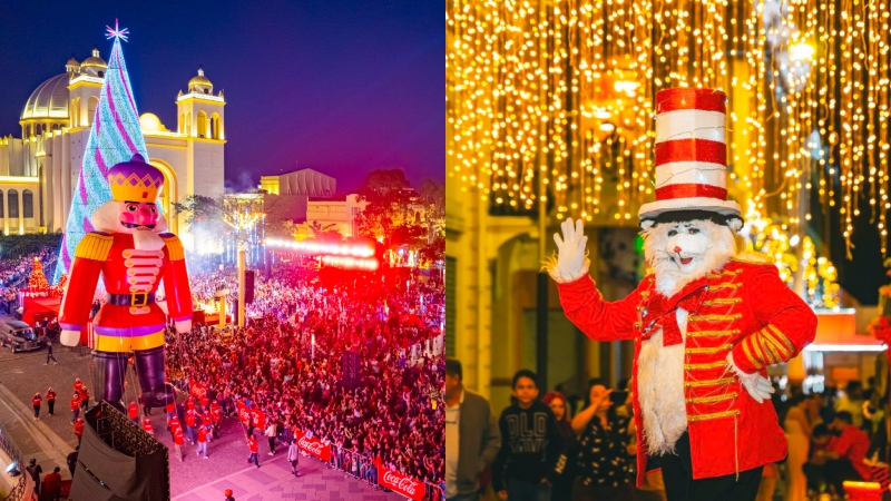 Conciertos, desfiles y shows familiares se realizarán en la Villa Navideña del Centro Histórico de San Salvador