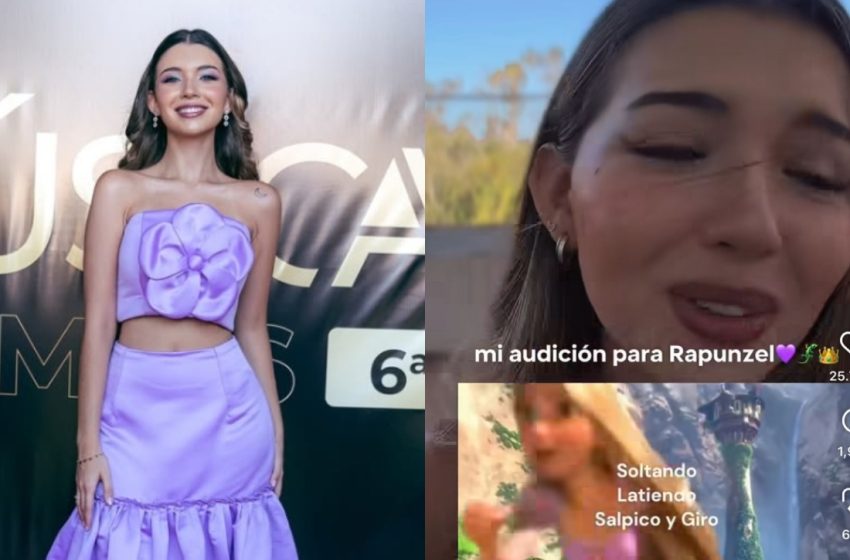  Analu Dada enciende las redes con su casting para ser Rapunzel en el live action de Enredados